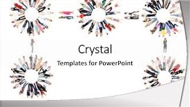  Presentation with company - Colorful presentation design enhanced with pharmacy logo - office culture united company backdrop and a white colored foreground