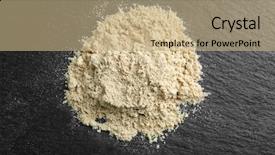  Presentation with protein - Presentation theme with protein powder on dark background background and a coral colored foreground