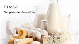  Presentation with milk protein - PPT layouts enhanced with protein products cheese cream milk background and a white colored foreground