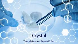  Presentation with chicken - PPT layouts featuring protein structure - science graphic against food scientist background and a sky blue colored foreground