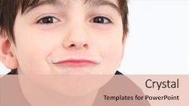  Presentation with soy milk - Presentation theme having protien - adorable 5 year old boy background and a lemonade colored foreground