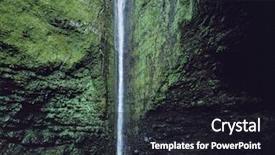  Presentation with protists - Colorful PPT layouts enhanced with protists - waterfall backdrop and a wine colored foreground