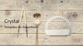  Presentation with navigation compass - Amazing slides having protractors - navigation still-life skipper equipment compass backdrop and a soft green colored foreground