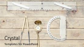  Presentation with compass sailing - Colorful PPT theme enhanced with protractors - navigation still-life skipper equipment compass backdrop and a lemonade colored foreground