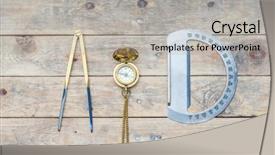  Presentation with navigation compass - Audience pleasing theme consisting of protractors - navigation still-life skipper equipment compass backdrop and a light gray colored foreground