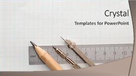  Presentation with engineering design - Presentation theme with protractors - still life photo of engineering background and a white colored foreground