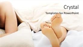  Presentation with jesus washing disciples feet - Cool new theme with protruding - feet of sleeping woman backdrop and a cream colored foreground