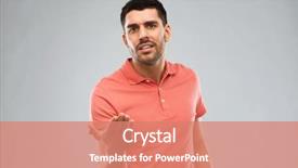  Presentation with angry people - Cool new theme with prove - emotion gesture argue and people backdrop and a  colored foreground