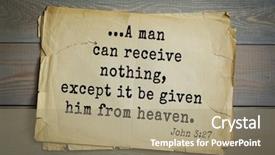  Presentation with bible verses - Amazing presentation theme having proverb - top 500 bible verses backdrop and a coral colored foreground