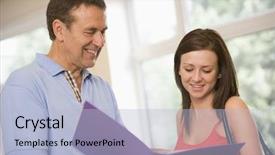  Presentation with worried female college student for health check up - Audience pleasing PPT layouts consisting of provide teachers - college professor providing guidance backdrop and a  colored foreground