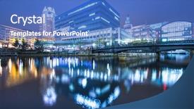  Presentation with buildings - Amazing presentation having providence rhode island buildings backdrop and a  colored foreground