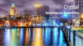  Presentation with island - PPT theme featuring providence rhode island background and a  colored foreground