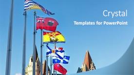  Presentation with nova scotia - Presentation theme enhanced with provincial-flags-of-canada background and a teal colored foreground