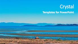  Presentation with tide - Presentation having provincial park during low tide background and a  colored foreground