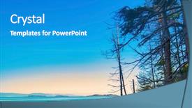  Presentation with park - Theme featuring provincial park during low tide background and a  colored foreground