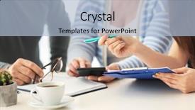  Presentation with pension - PPT theme with provision - mature couple discussing pension plan background and a light blue colored foreground