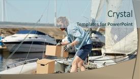  Presentation with provisions - Slide deck featuring provisions for weekend sea trip background and a lemonade colored foreground