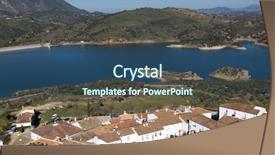  Presentation with rizal in spain - Cool new PPT theme with provnce - zahara de la sierra cadiz backdrop and a ocean colored foreground