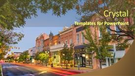  Presentation with provo utah - Colorful slide deck enhanced with provo-utah-usa-downtown backdrop and a tawny brown colored foreground