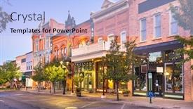  Presentation with provo utah - Slide set featuring provo-utah-usa-downtown background and a light blue colored foreground