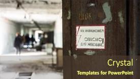  Presentation with chernobyl - Amazing slide set having prypyat-ukraine-may-20-2015 backdrop and a tawny brown colored foreground