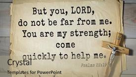  Presentation with lord help - Presentation design enhanced with psalms but you lord background and a mint green colored foreground