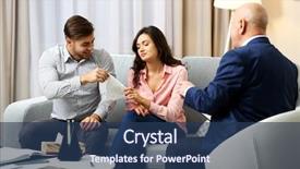  Presentation with family - PPT layouts featuring psicoanalisis - young couple with problem background and a  colored foreground