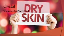  Presentation with psoriasis - Presentation design with psoriasis - dry skin card with colorful background and a red colored foreground