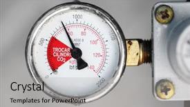  Presentation with measure equipment - Theme featuring psy - measure equipment background and a light gray colored foreground