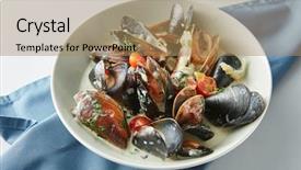  Presentation with blue sky at cook islands - Cool new presentation theme with psy - serving of fresh cooked blue backdrop and a coral colored foreground