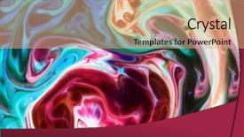  Presentation with chemical experiment - Beautiful slide deck featuring psychedelic - abstract colors backgrounds and textures backdrop and a coral colored foreground