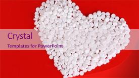  Presentation with smart watch red heart - Cool new slides with psychiatric drugs - heart of pills on red backdrop and a lemonade colored foreground