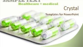  Presentation with psychiatric - Audience pleasing PPT theme consisting of psychiatric drugs - packet of green and white backdrop and a cream colored foreground