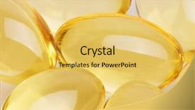  Presentation with pills - Slide deck with psychiatric drugs - yellow pills close up background and a yellow colored foreground