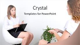  Presentation with behavioral problem mentally retarde - Amazing theme having mental heath - woman with problem on reception backdrop and a  colored foreground