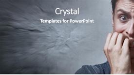  Presentation with psychic - Theme having psychic mind - anxious man background and a gray colored foreground