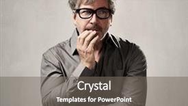  Presentation with fear - Cool new PPT layouts with psychic mind - scared afraid man fear backdrop and a  colored foreground