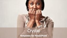  Presentation with black woman - Presentation design enhanced with psychic mind - scared black woman background and a coral colored foreground