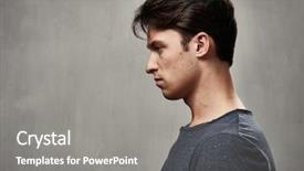  Presentation with angry - PPT layouts having worth - angry man background and a gray colored foreground