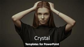  Presentation with sad girl dark - Slide deck having psychological-art-portrait-a-beautiful background and a wine colored foreground