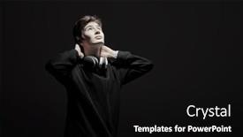  Presentation with adolescence - Slide deck consisting of psychological-portrait-of-a-teenage background and a black colored foreground