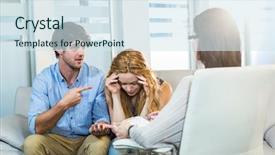  Presentation with relationship - Beautiful PPT layouts featuring psychologist-helping-a-couple backdrop and a sky blue colored foreground