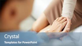  Presentation with psychiatrist - Slide set enhanced with psychology - close-up of psychiatrist keeping her background and a teal colored foreground