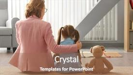  Presentation with psychology - Amazing presentation theme having psychology - female psychologist calming cute little backdrop and a coral colored foreground