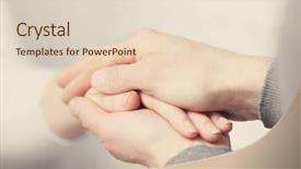  Presentation with psychology - Amazing presentation design having psychology - man and woman holding hands backdrop and a lemonade colored foreground