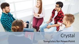  Presentation with psychology - PPT theme with psychology - psychological guidance background and a light blue colored foreground