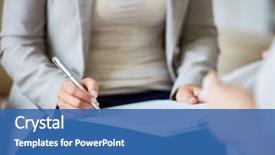  Presentation with psychology - Theme featuring psychology - psychological notes background and a ocean colored foreground