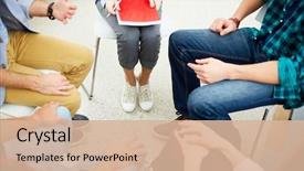  Presentation with psychology - Colorful slides enhanced with psychology - team of psychologists backdrop and a lemonade colored foreground