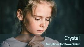  Presentation with eight - Slides having psychology healthy - portrait of a beautiful eight background and a tawny brown colored foreground