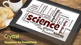  Presentation with cup coffee - Presentation with hisotry psychology - science branches word cloud background and a tawny brown colored foreground